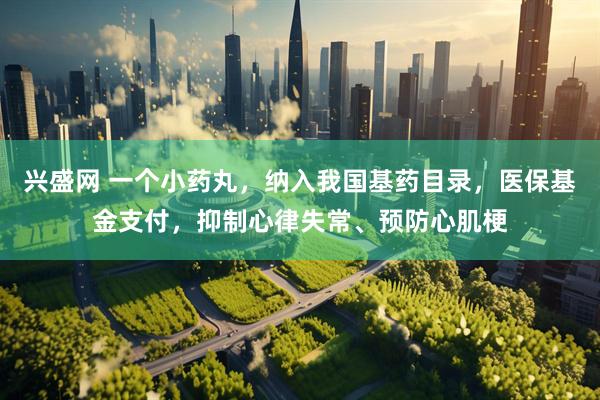 兴盛网 一个小药丸，纳入我国基药目录，医保基金支付，抑制心律失常、预防心肌梗